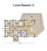 Дом из профилированного бруса VZ-374